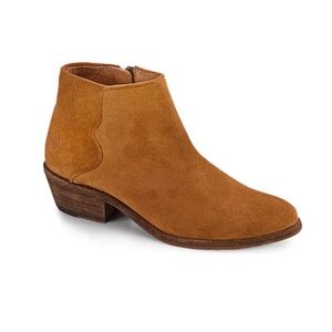 Frye Carson Piping Booties in bronze